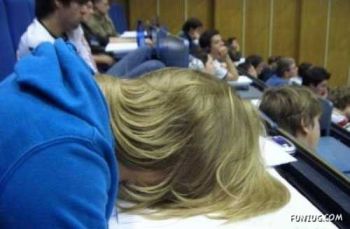 Is sleeping in lectures common? 